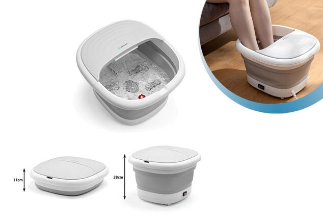 Bain de Pieds Pliable Électrique