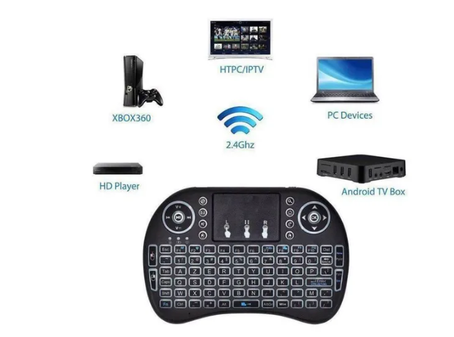 Mini  Clavier+Souris Sans fil Pour Smart TV – PC – TV Box