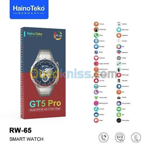 Montre Connectée Haino Teko GT5 Pro (RW-65)